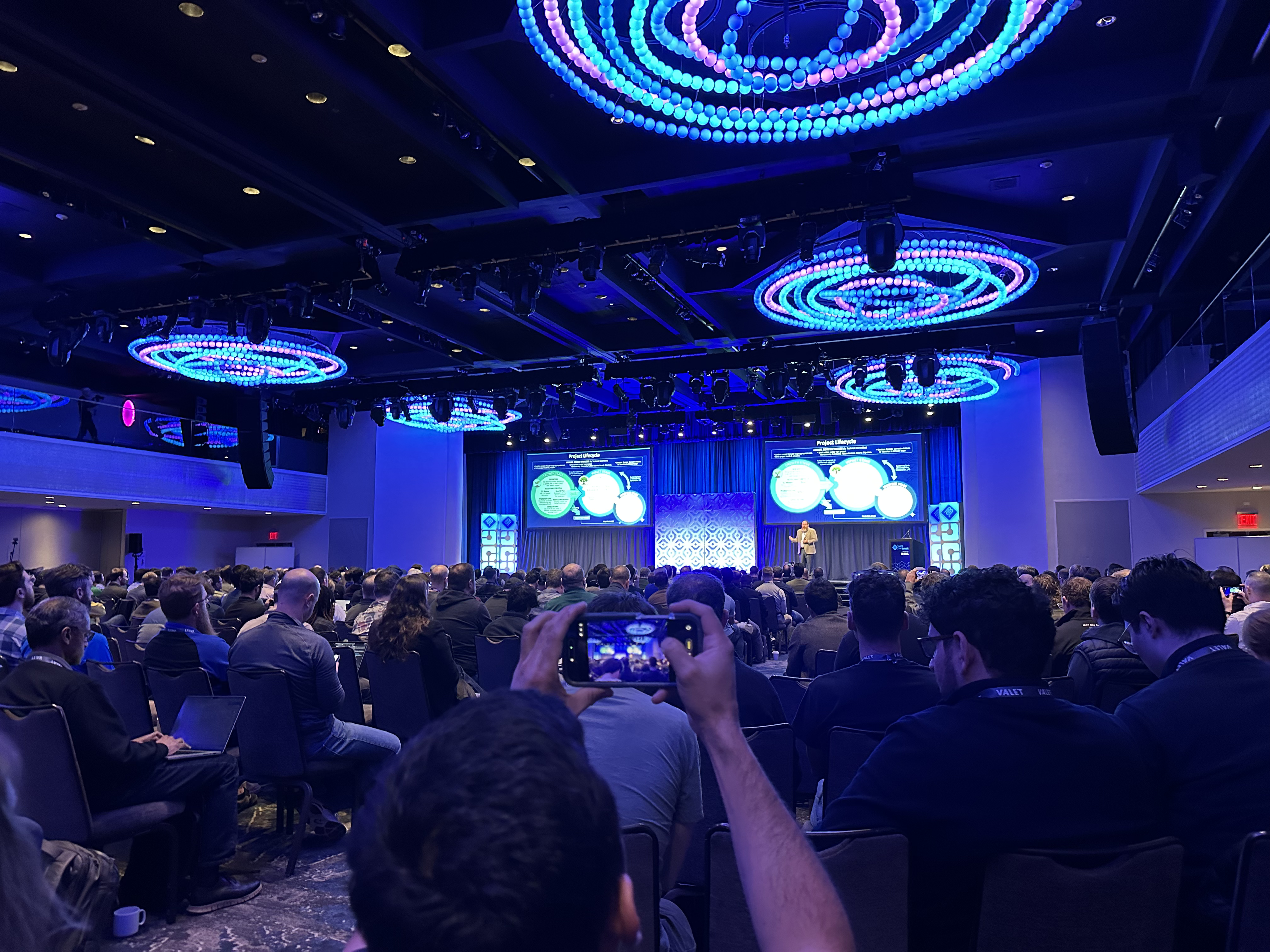 Opening keynote stage at MCP Dev Summit NA 2026 in New York City